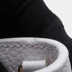 Pre Owned Louis Vuitton Handbag Taurillon Leather Capucines Bb Shoulder Bag White