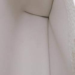 Pre Owned Louis Vuitton Handbag Taurillon Leather Capucines Bb Shoulder Bag White