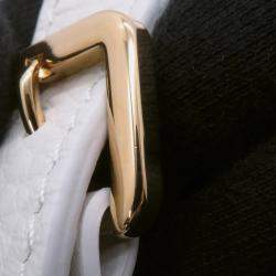 Pre Owned Louis Vuitton Handbag Taurillon Leather Capucines Bb Shoulder Bag White