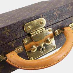 مملوكة مسبقًا حقيبة/صندوق مجوهرات لويس فويتون مونوغرام بني