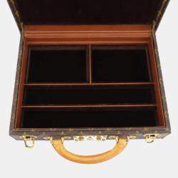 مملوكة مسبقًا حقيبة/صندوق مجوهرات لويس فويتون مونوغرام بني