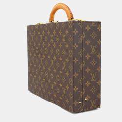 مملوكة مسبقًا حقيبة/صندوق مجوهرات لويس فويتون مونوغرام بني