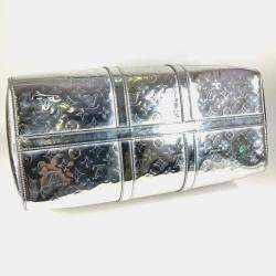 Pre Owned حقيبة يد لوي فيتون كيبال بانديولير مرآة مونوجرام 50 فضية بوسطن جلدية للسفر M45886