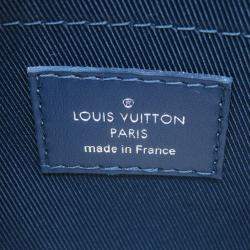 Pre Owned Louis Vuitton Monogram Aqua Garden Mini Soft Trunk Shoulder Bag