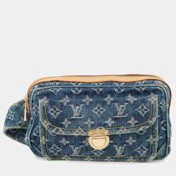 Pre Owned Louis Vuitton Monogram Denim Bum Bag Waist Pouch