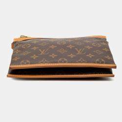 مملوكة مسبقًا Louis Vuitton Brown Monogram Saumur Messenger PM