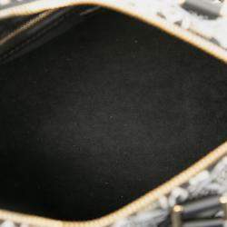 Pre Owned Louis Vuitton Black Monogram Jacquard Since 1854 Speedy Bandouliere 25