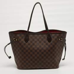 Pre Owned Louis Vuitton Neverfull MM Damier Ebene Canvas Bag