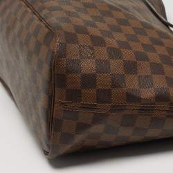 Pre Owned Louis Vuitton Neverfull MM Damier Ebene Canvas Bag