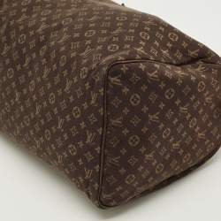 Pre Owned Louis Vuitton Speedy 30 Fusain Monogram Idylle Canvas Bag