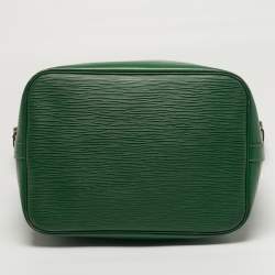 Pre Owned Louis Vuitton Noe Borneo Green Epi Leather Bag