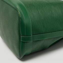 Pre Owned Louis Vuitton Noe Borneo Green Epi Leather Bag