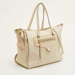 Pre Owned Louis Vuitton Lumineuse PM Neige Monogram Empreinte Leather Bag