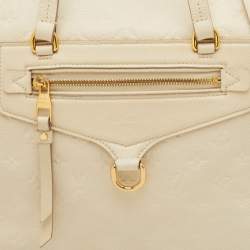 Pre Owned Louis Vuitton Lumineuse PM Neige Monogram Empreinte Leather Bag