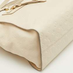 Pre Owned Louis Vuitton Lumineuse PM Neige Monogram Empreinte Leather Bag