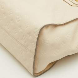Pre Owned Louis Vuitton Lumineuse PM Neige Monogram Empreinte Leather Bag