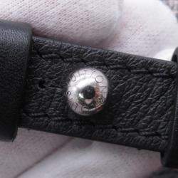 Pre Owned Louis Vuitton Palm Springs Backpack Noir/Multicolor Damier Azur Kansai Yamamoto Size Pm