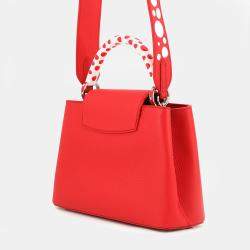 Pre Owned قبعة لويس فيتون Lvxyk كابوسين اليابان إصدار محدود جلد توريلون روج لانهائية نقطة حجم بي بي