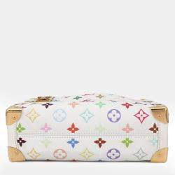 مملوكة مسبقًا Louis Vuitton Lv X Tm Side Trunk White Monogram Multicolor Size MM
