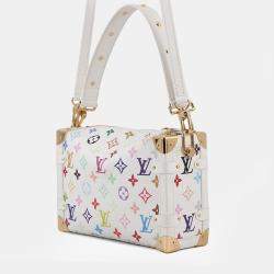 مملوكة مسبقًا Louis Vuitton Lv X Tm Side Trunk White Monogram Multicolor Size MM
