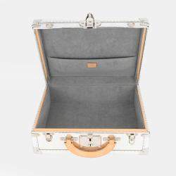 Pre Owned Louis Vuitton Cotteville 40 Silver Monogram Mirror Canvas Suitcase