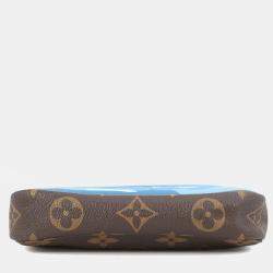 Pre Owned بوشيه ميني لوي فيتون مونوغرام أزرق فيفيان