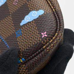 Pre Owned حقيبة لويس فيتون ميني بوشيت اكسسوارات ويفيان دامير أبين قماش زهري