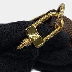 Pre Owned حقيبة لويس ف يتون ميني بوشيت اكسسوارات ويفيان دامير أبين قماش زهري