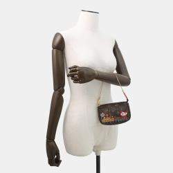 Pre Owned Louis Vuitton Pochette Accessoires Vivienne Mini Pink Monogram Canvas Clutch Bag