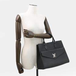 Pre Owned حقيبة لوي فيتون روك مي توت نوار جلد مقاس متوسط