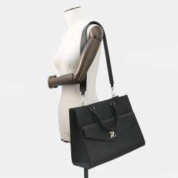 Pre Owned حقيبة لوي فيتون روك مي توت نوار جلد مقاس متوسط