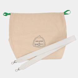 مملوكة مسبقًا حقيبة لويس فيتون كابوسينس Lvxyk جلد توريلون منقطة مطلية أبيض/متعدد الألوان بحجم بي بي