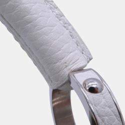 مملوكة مسبقًا حقيبة لويس فيتون كابوسينس Lvxyk جلد توريلون منقطة مطلية أبيض/متعدد الألوان بحجم بي بي