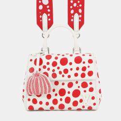 مملوكة مسبقًا حقيبة لويس فيتون كلوني أبيض/أحمر جلد إيبي نقاط لانهائية صغيرة