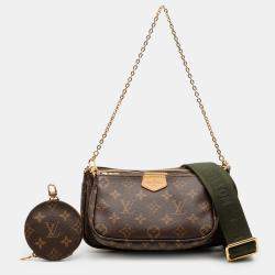 Pre Owned حقيبة لوي فيتون مونوجرام بني متعددة البوشيت أكسسوارات