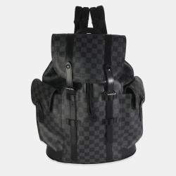 Pre Owned Louis Vuitton Damier Graphite Canvas Christopher Backpack PM