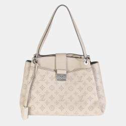 Pre Owned Louis Vuitton Galet Monogram Mahina Sevres Bag