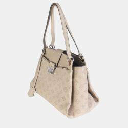 Pre Owned Louis Vuitton Galet Monogram Mahina Sevres Bag