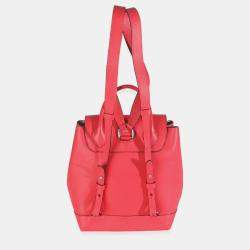 Pre Owned Louis Vuitton Rubis Calfskin Leather Lockme Backpack