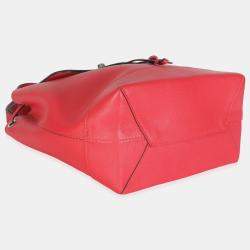 Pre Owned Louis Vuitton Rubis Calfskin Leather Lockme Backpack