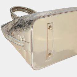 Pre Owned حقيبة لوي فيتون ألما مونوغرام ميرور ذهبية جي إم