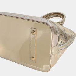 Pre Owned حقيبة لوي فيتون ألما مونوغرام ميرور ذهبية جي إم