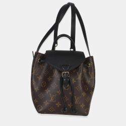 Pre Owned Louis Vuitton Black/Brown Monogram Canvas Montsouris BB NM