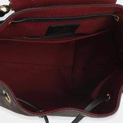 مملوكة مسبقًا حقيبة لويس فيتون مونتسوري بي بي قماش مونوغرام أسود/بني