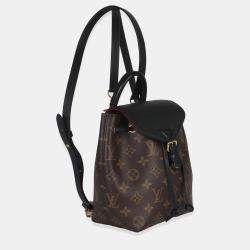 مملوكة مسبقًا حقيبة لويس فيتون مونتسوري بي بي قماش مونوغرام أسود/بني