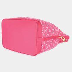 Pre Owned حقيبة لوي فيتون روز إنديان مونوجرام دينيم نوفول M M