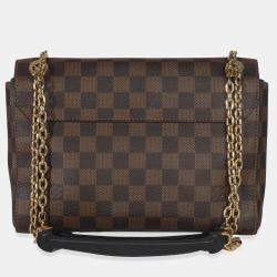 Pre Owned Louis Vuitton Cream Damier Ebene Canvas Vavin PM