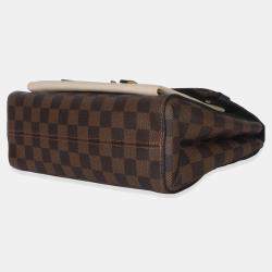 Pre Owned Louis Vuitton Cream Damier Ebene Canvas Vavin PM