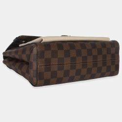 Pre Owned Louis Vuitton Cream Damier Ebene Canvas Vavin PM