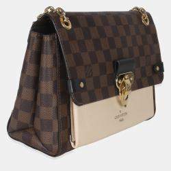Pre Owned Louis Vuitton Cream Damier Ebene Canvas Vavin PM